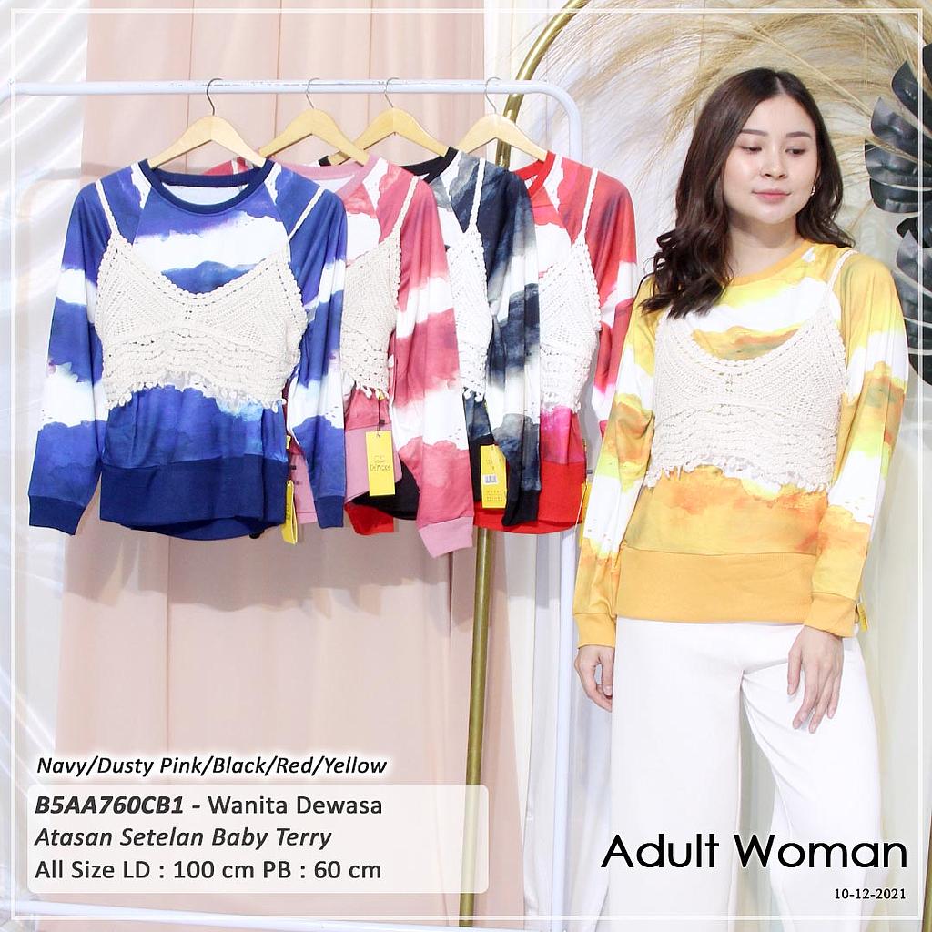 WENDA ATASAN KIMONO TGN PJG KOMB RIB
