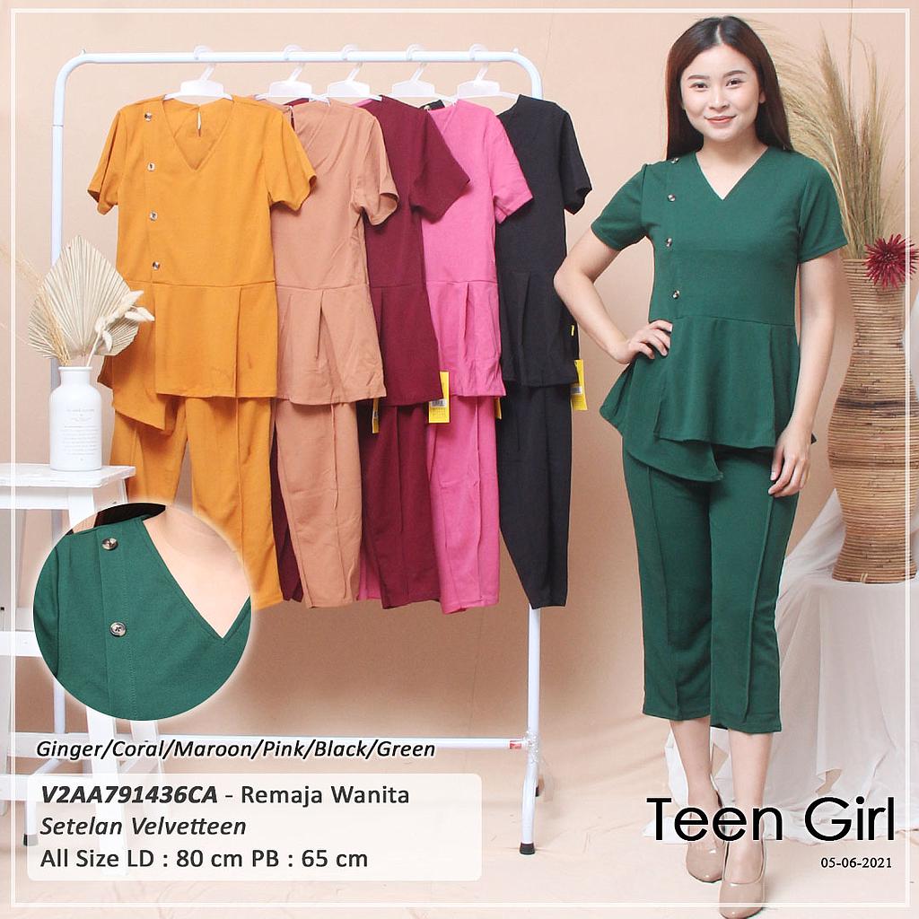 LIA SET LEHER V VARIASI KLEP + KANCING 