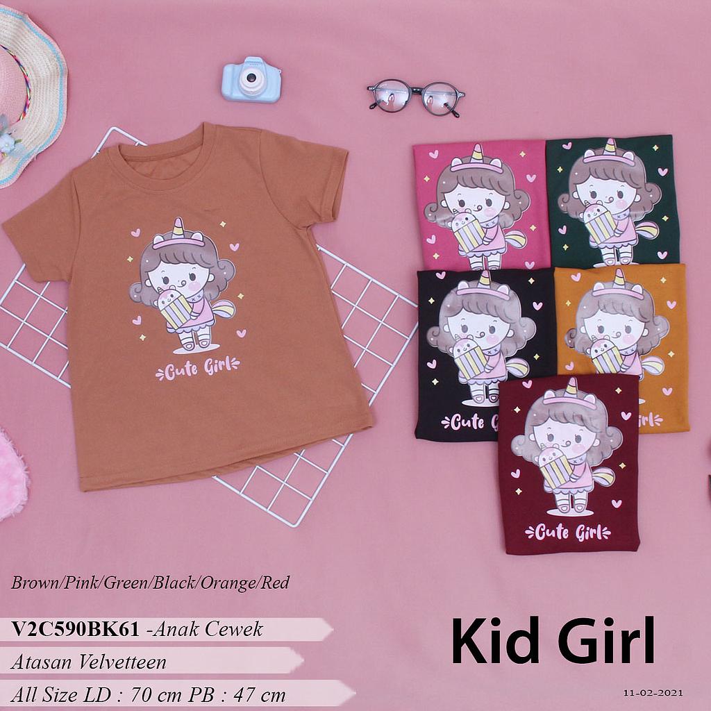 ANITA ATASAN OBLONG LEHER RIB + APLIKASI GAMBAR