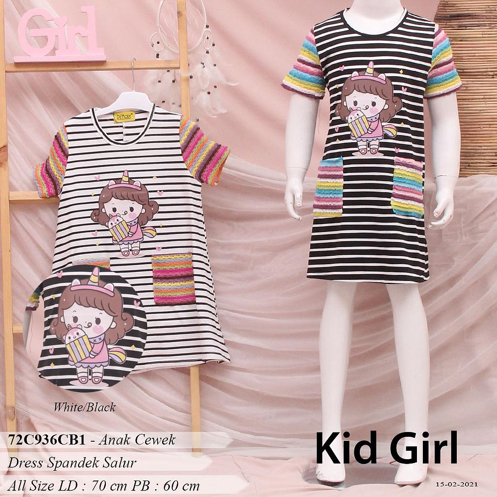 Dress striped rainbow