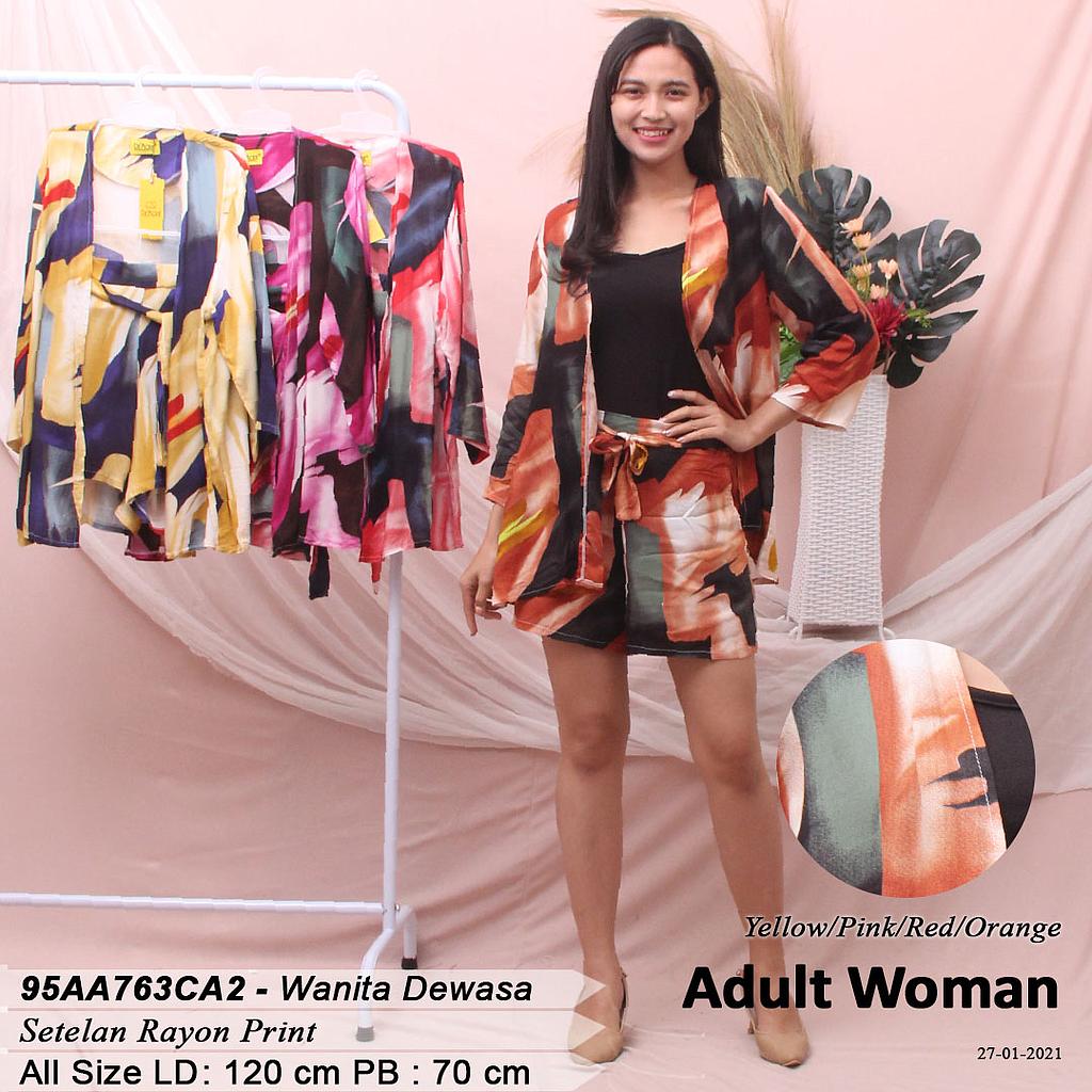 NINA SET TGN PJG CELANA PENDEK IKAT PITA 