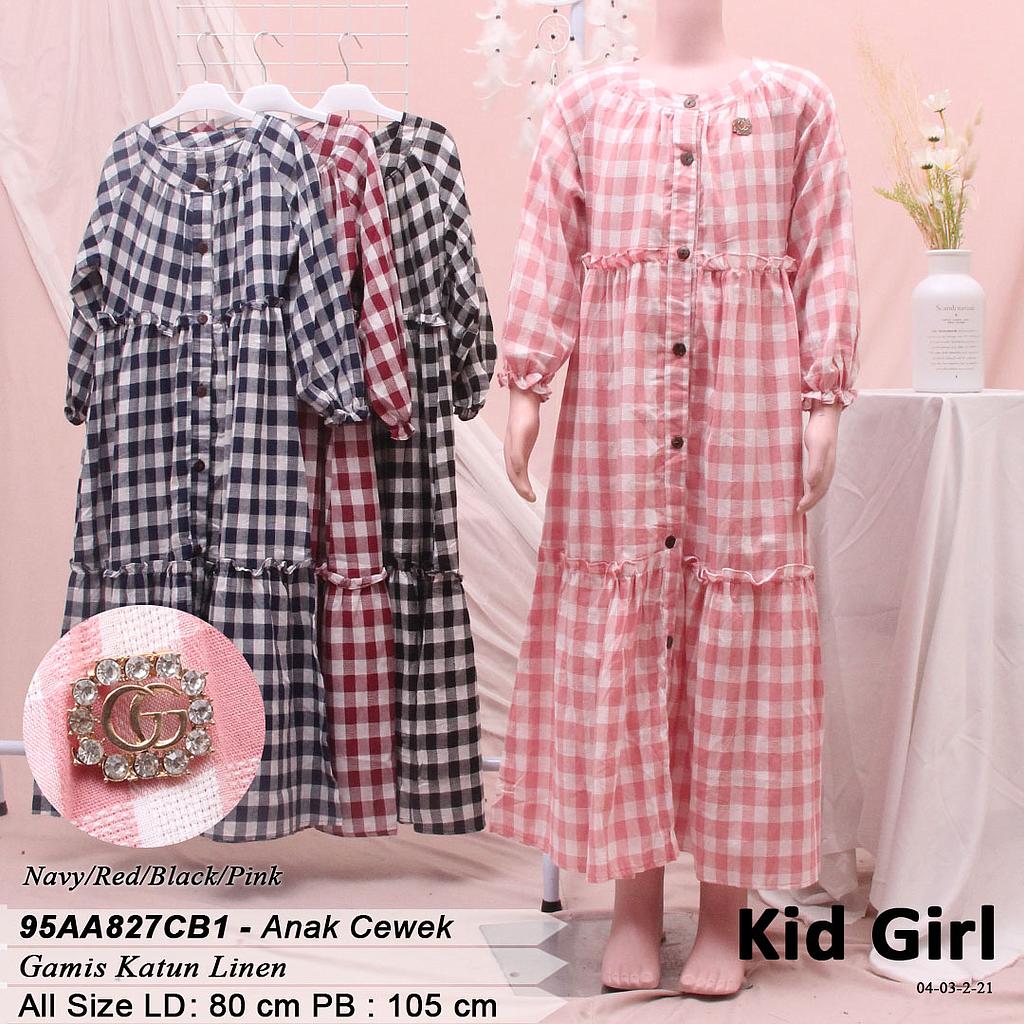 Alena Dress Gamis (AA827)