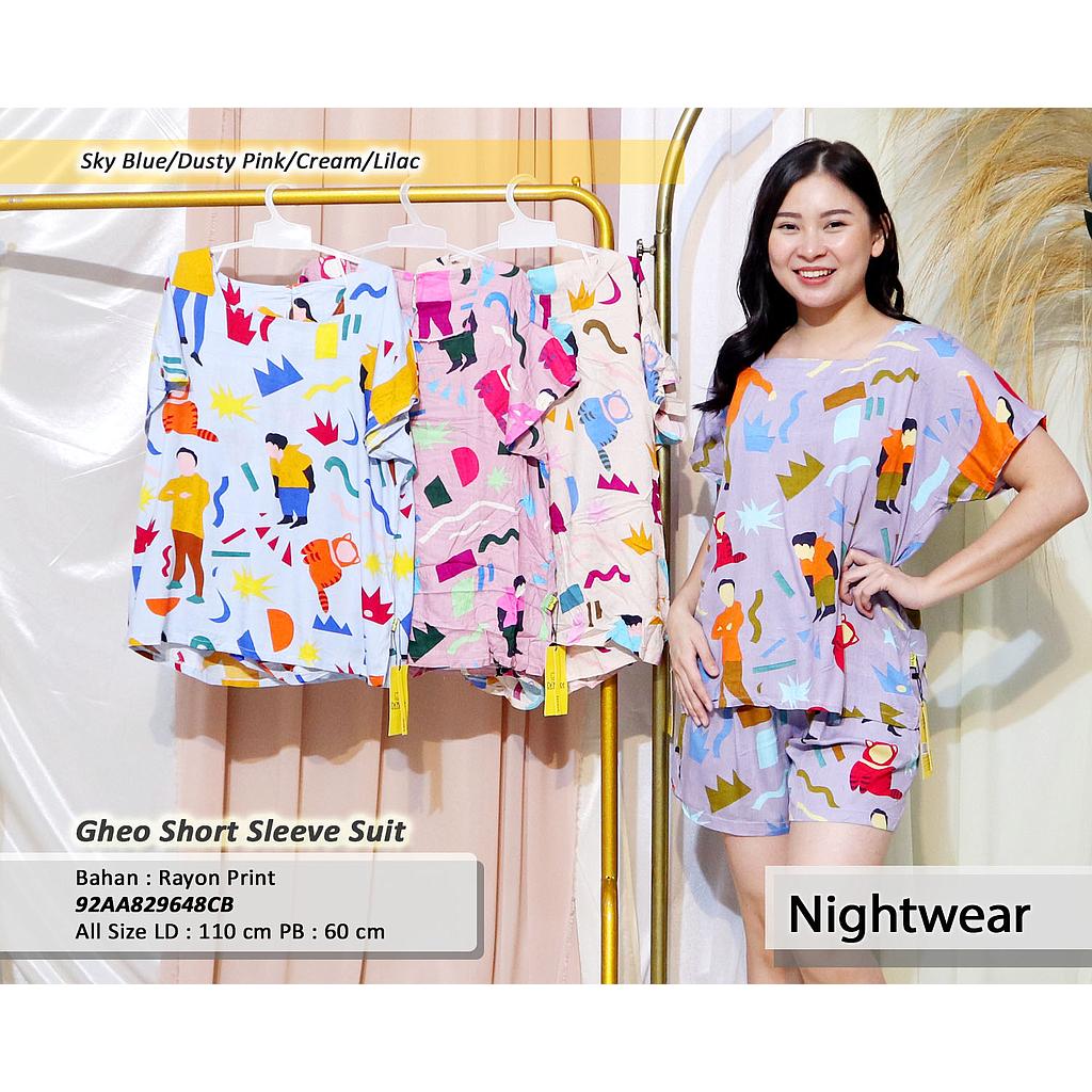 Gheo Short Sleeve Suit