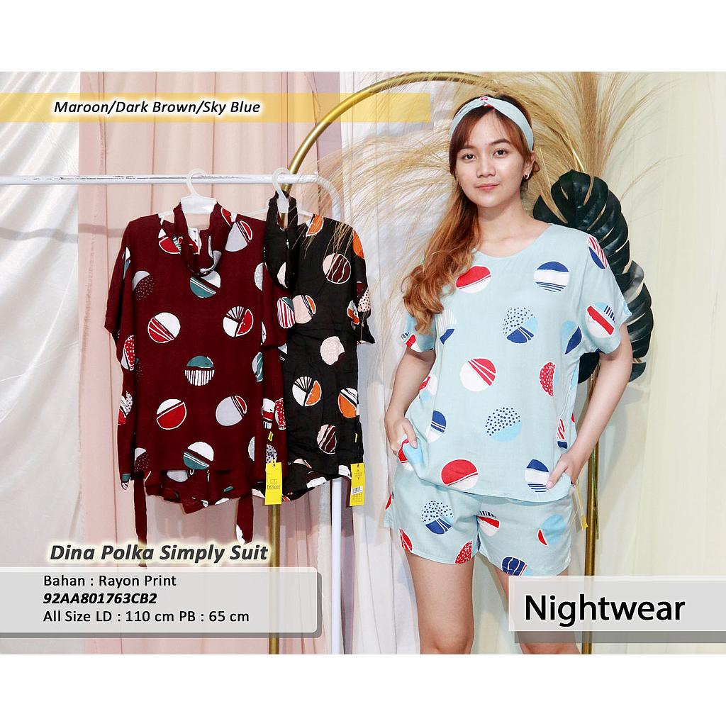 Dina Polka simply suit