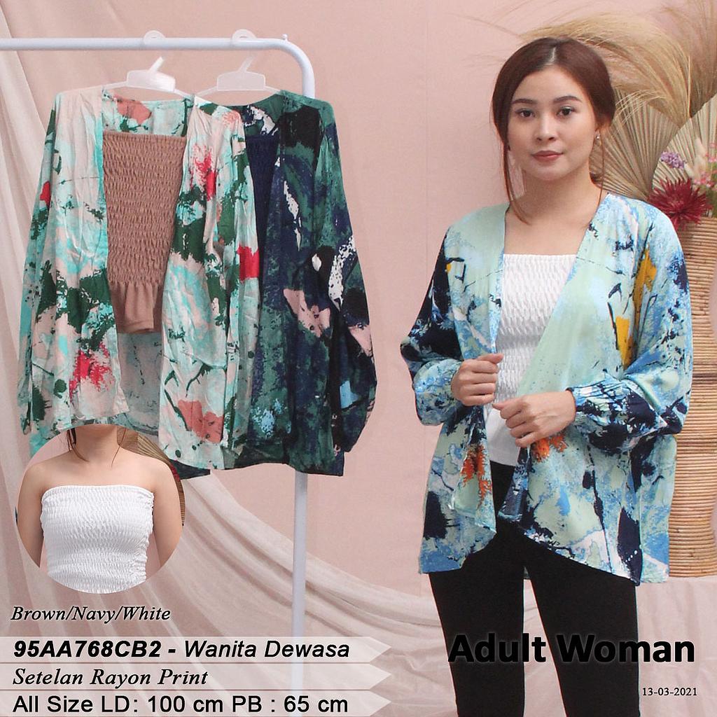 AMY CARDIGAN TGN PJG DALAMAN SMOCK KARET + BROS
