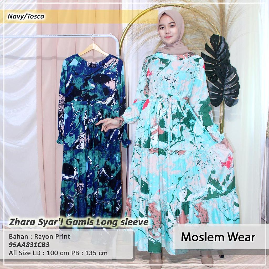 Zahra Syar;i Gamis long sleeve