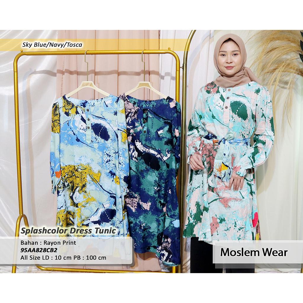 Splashcolor dress tunic
