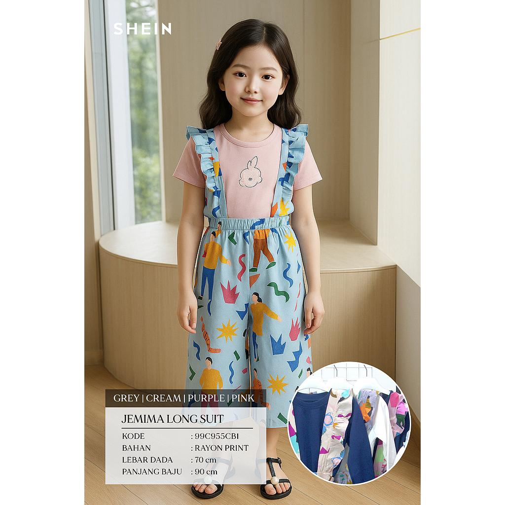 TIA SET OVERALL CELANA + DALAMAN TGN PJG 