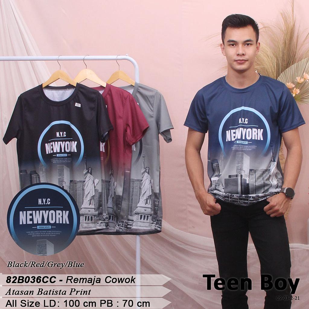 JOVIN T-SHIRT O NECK FULLPRINT