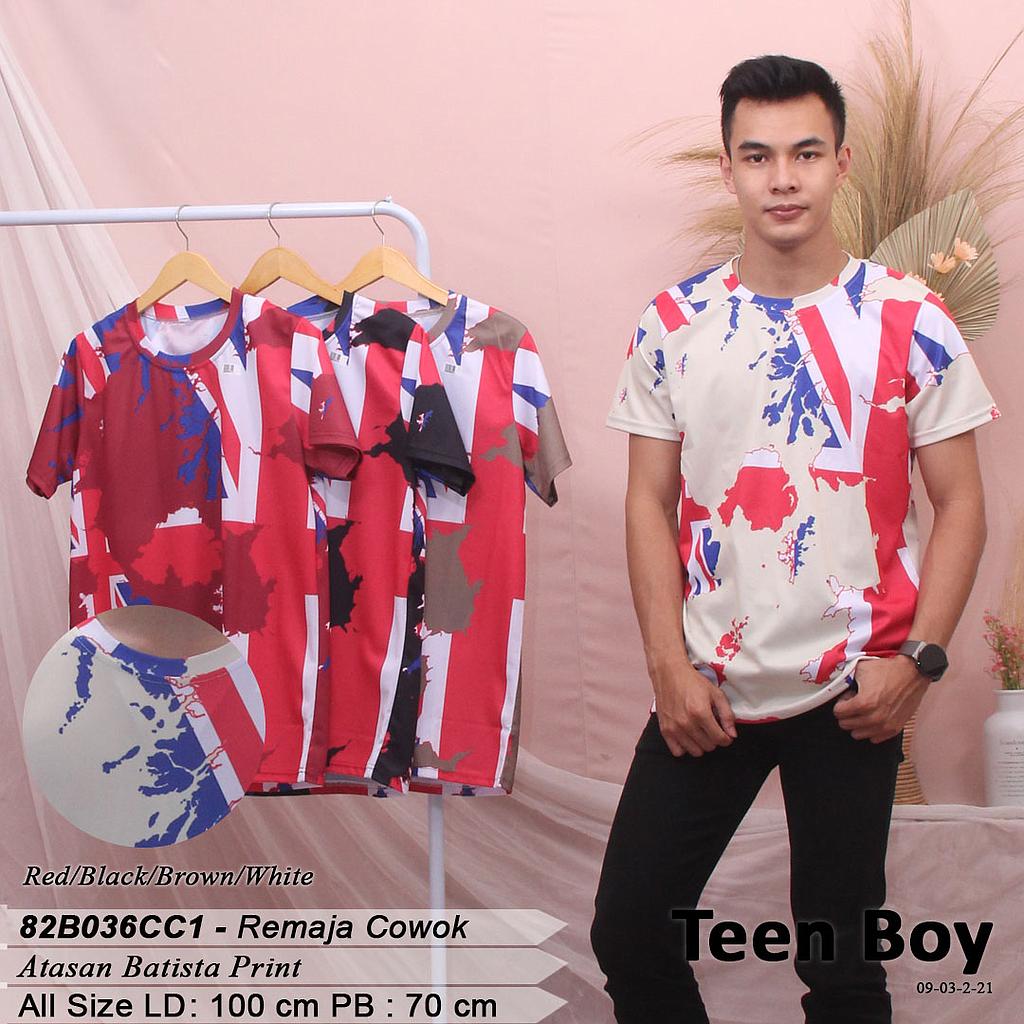 JOVIN T-SHIRT O NECK FULLPRINT