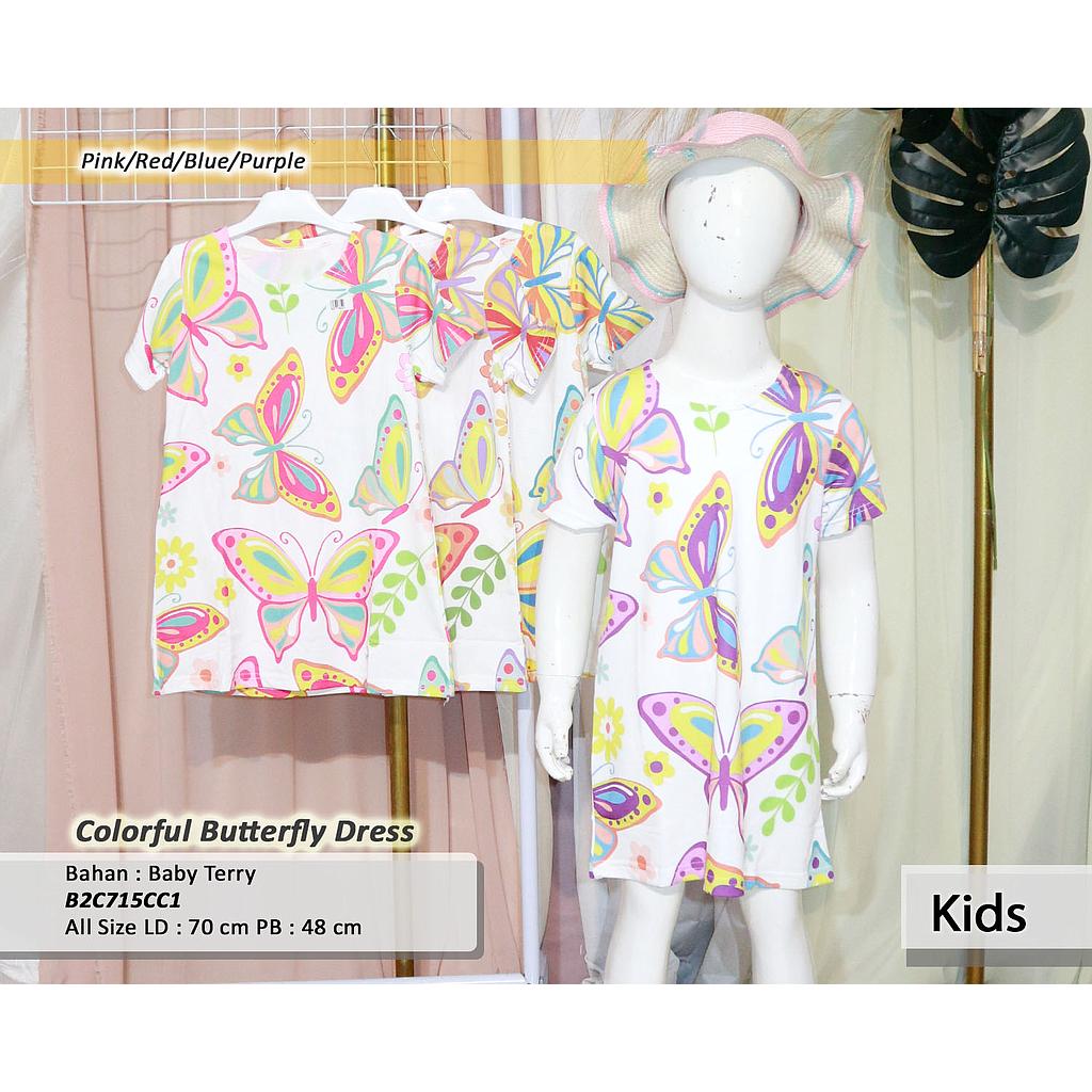 Colorful Butterfly Dress