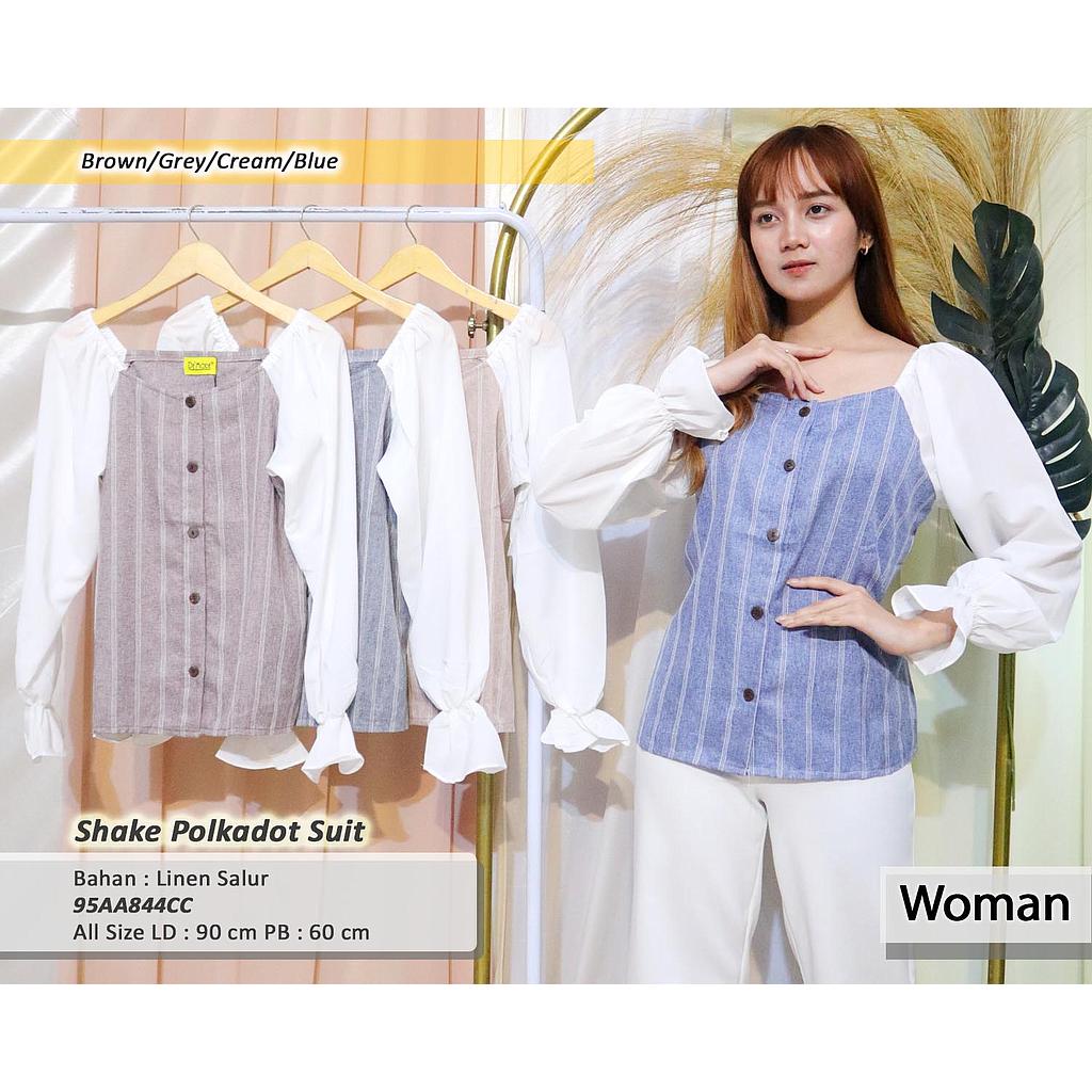 sabrina Striped Puff sleeve