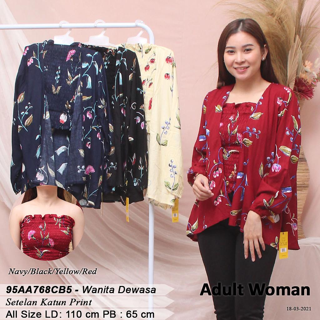 AMY CARDIGAN TGN PJG DALAMAN SMOCK KARET + BROS