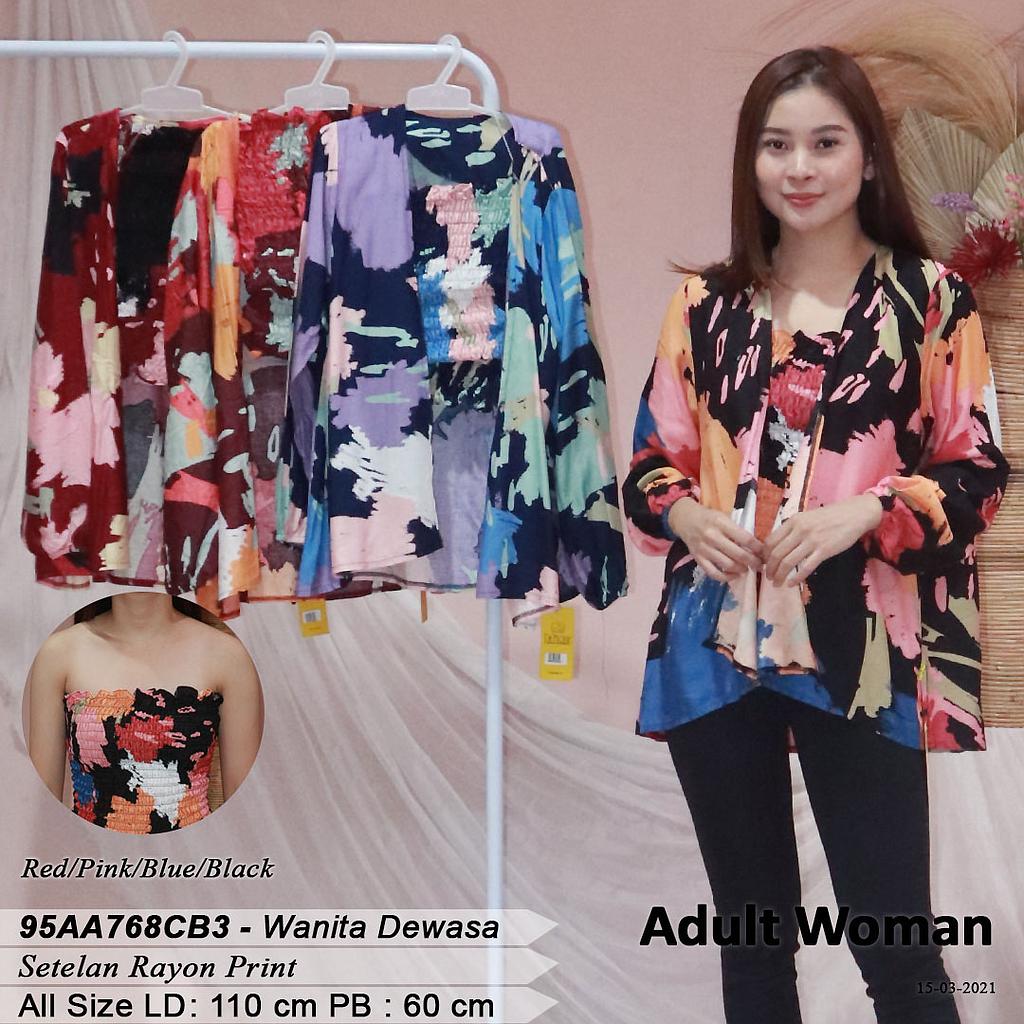AMY CARDIGAN TGN PJG DALAMAN SMOCK KARET + BROS