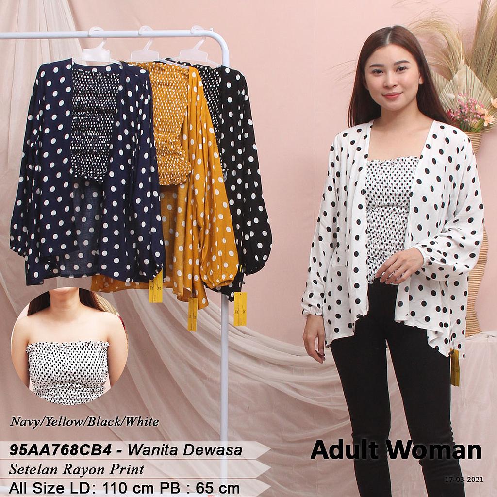 AMY CARDIGAN TGN PJG DALAMAN SMOCK KARET + BROS
