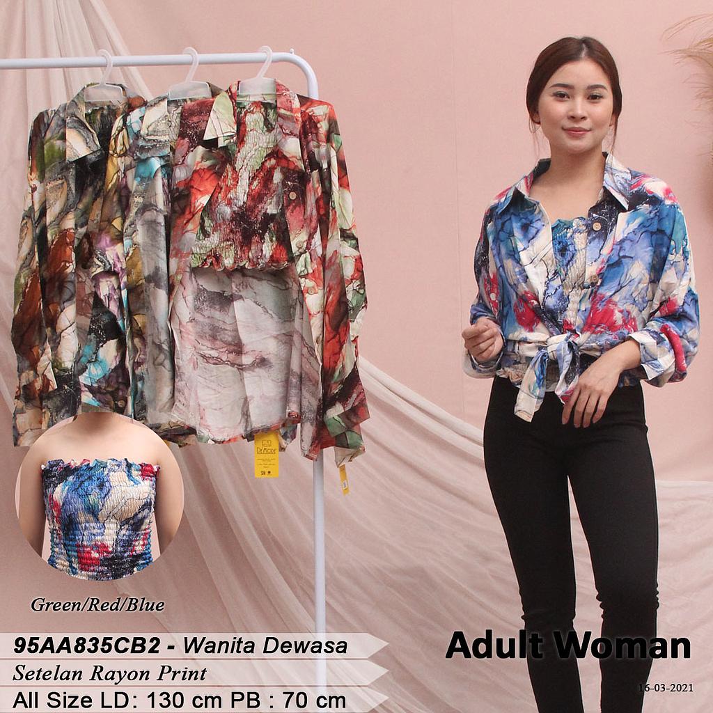 CELINE ATASAN KEMEJA VARIASI DALAMAN SMOCK KARET