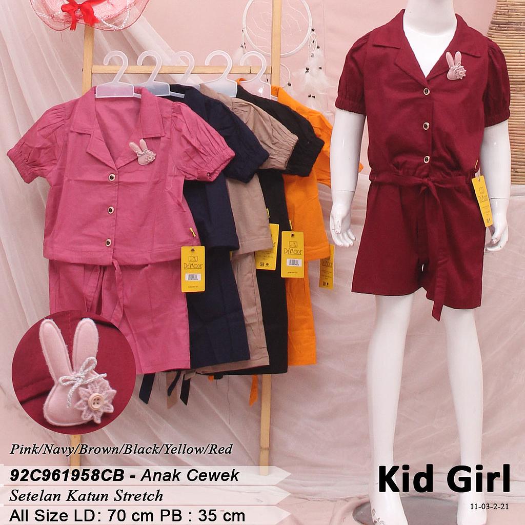 GIO SET ATASAN KEMEJA IKAT DEPAN CELANA PENDEK + BROS 