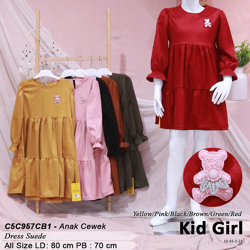MIA DRESS KID KERUT SUSUN TGN PJG UJ RUMBAI + BROS