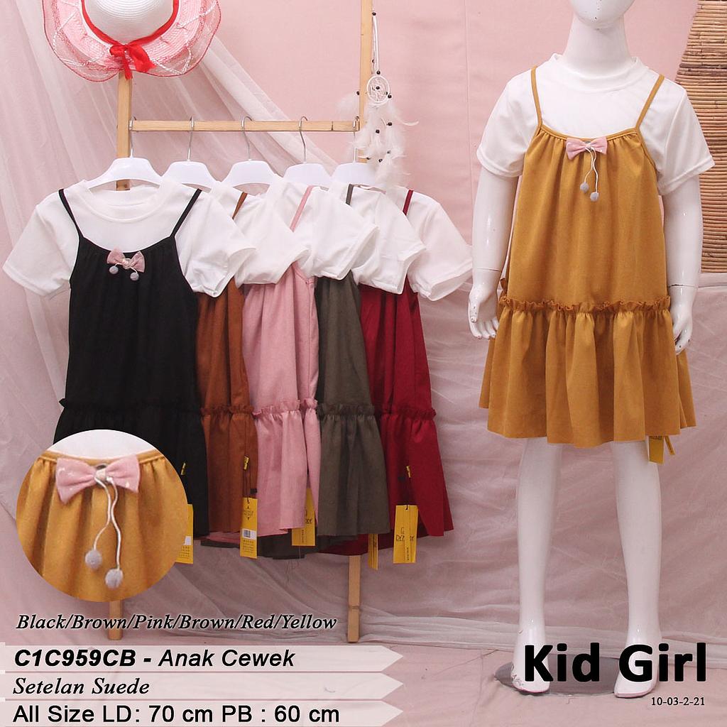 ALICE DRESS CANSEE ROK KERUT HALUS + LUARAN OBLONG 