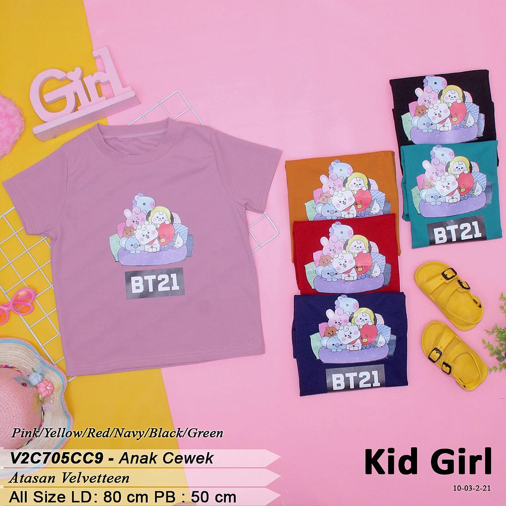 BERTHA T-SHIRT OBLONG PRESS GAMBAR BT21