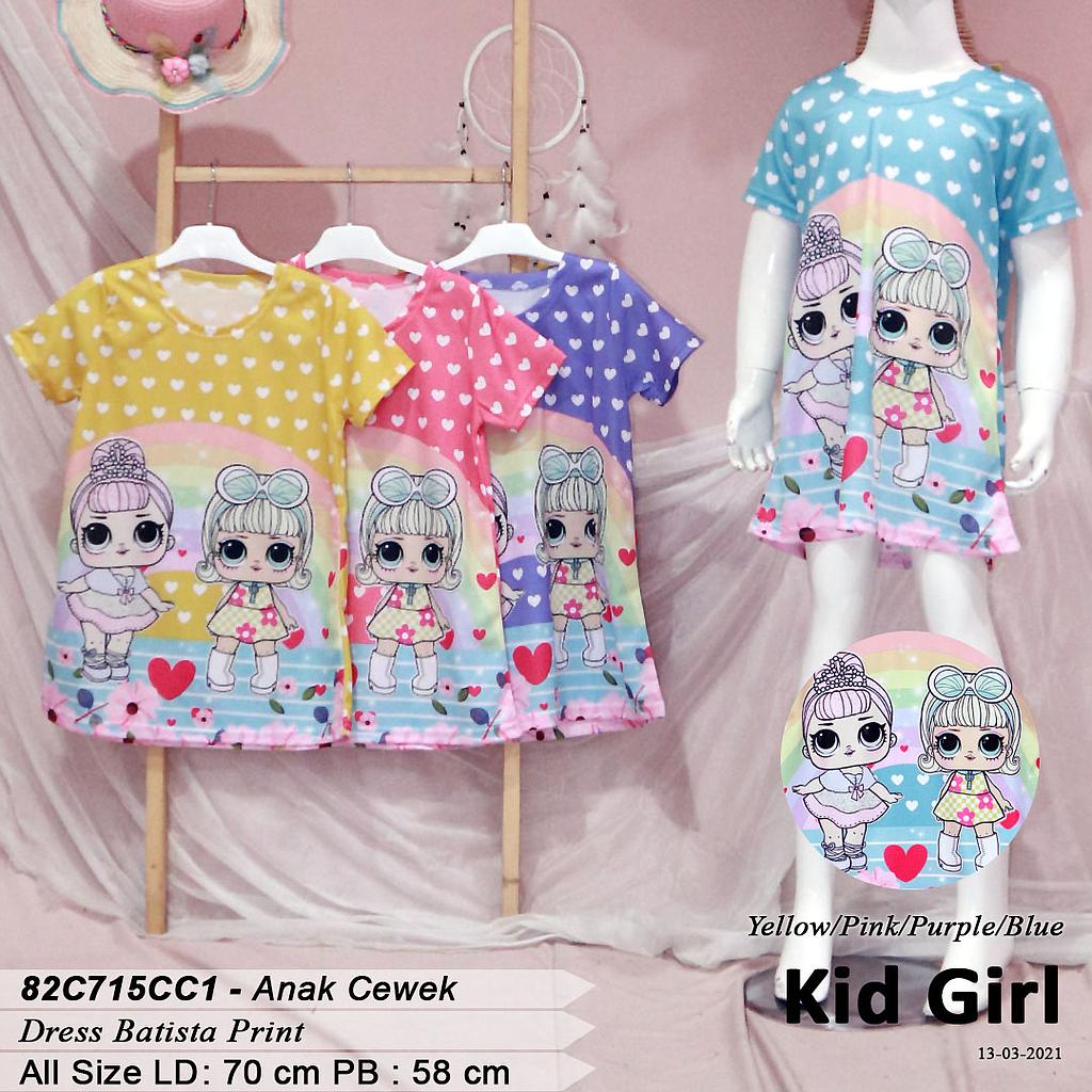 ELYSIA DRESS FLEECE PRINT