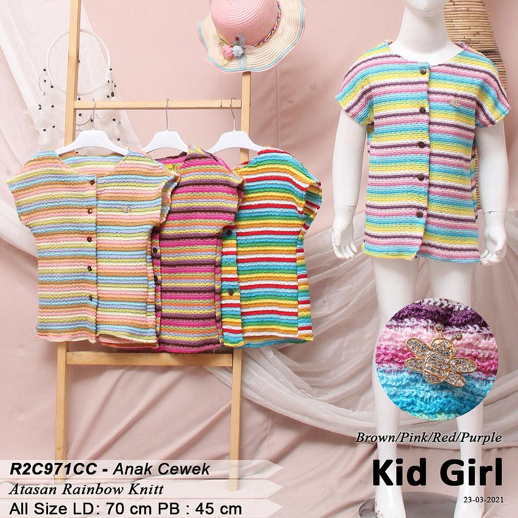 SENDY ATASAN RAJUT PELANGI + APLIKASI LOGO 