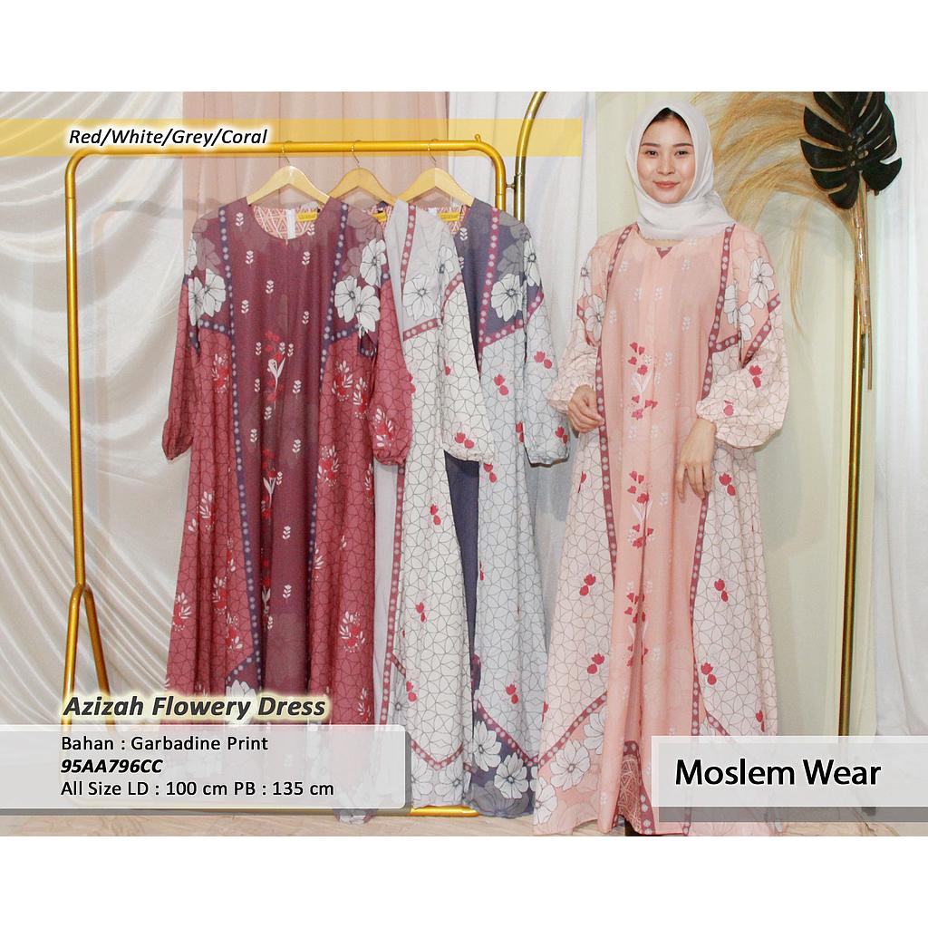 Azizah Flowery Dress