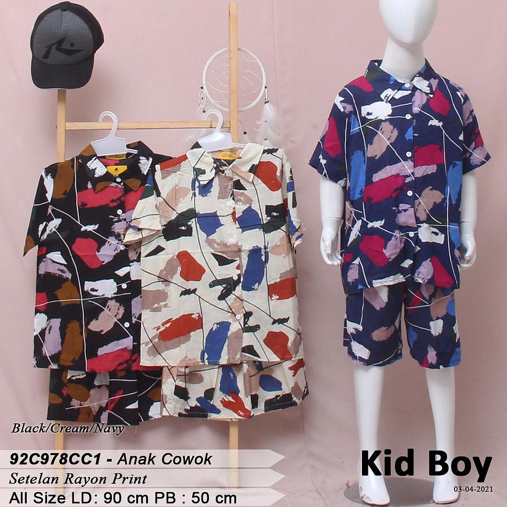 ATASAN SET RAYON PRINT + CELANA