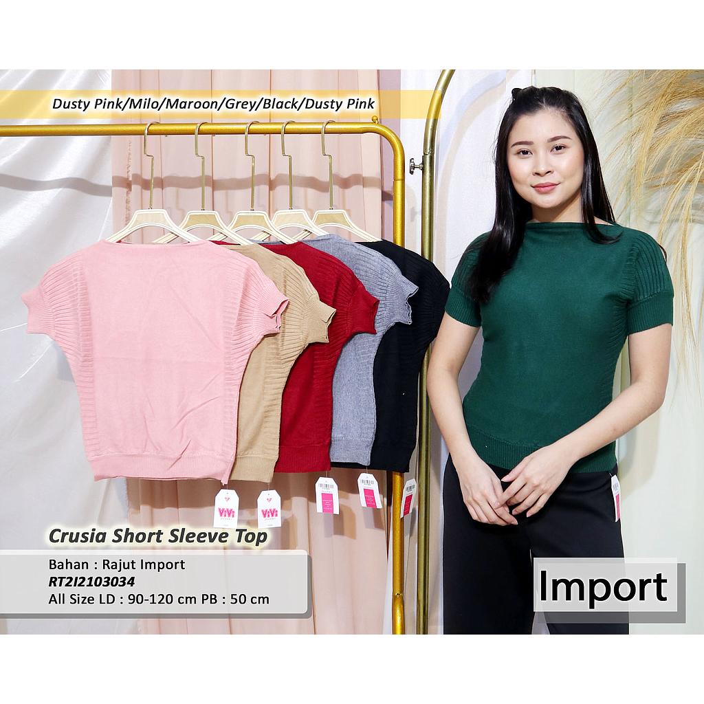 CRUSIA SHORT SLEEVE TOP