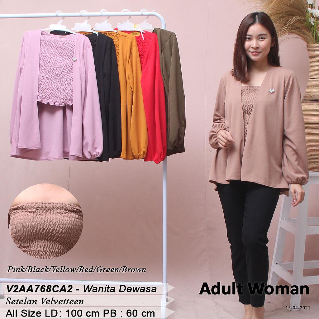 AMY CARDIGAN TGN PJG DALAMAN SMOCK KARET + BROS