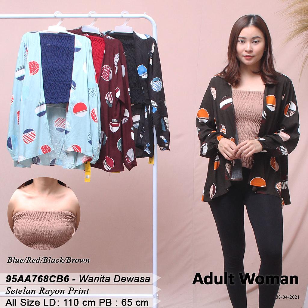 AMY CARDIGAN TGN PJG DALAMAN SMOCK KARET + BROS