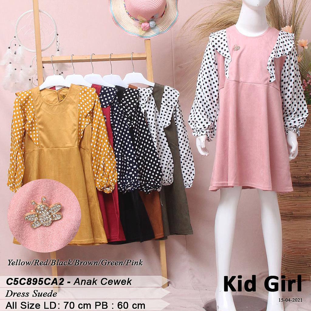 VUKA DRESS TGN PJG KARET VARIASI LISU + BROS