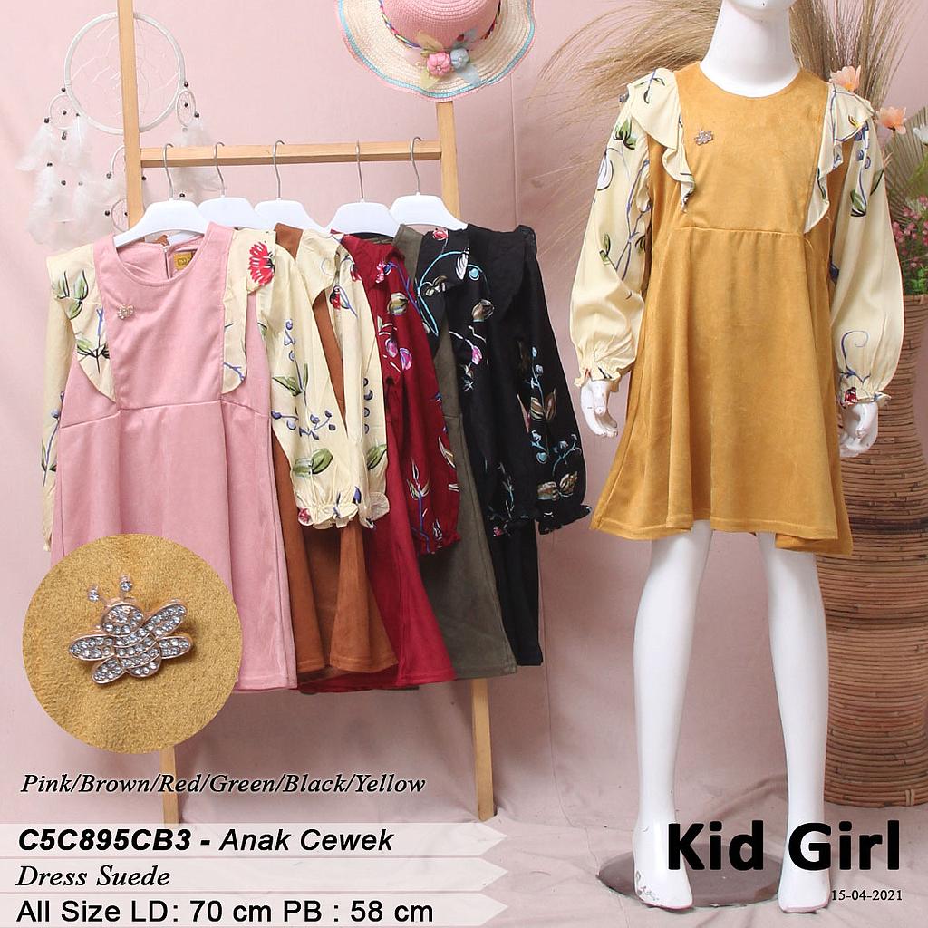 VUKA DRESS TGN PJG KARET VARIASI LISU + BROS