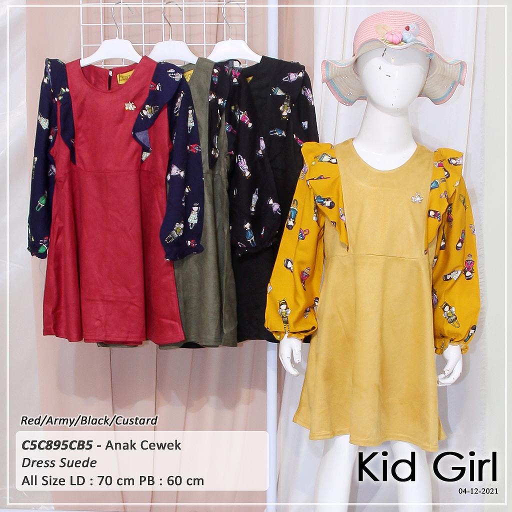 VUKA DRESS TGN PJG KARET VARIASI LISU + BROS