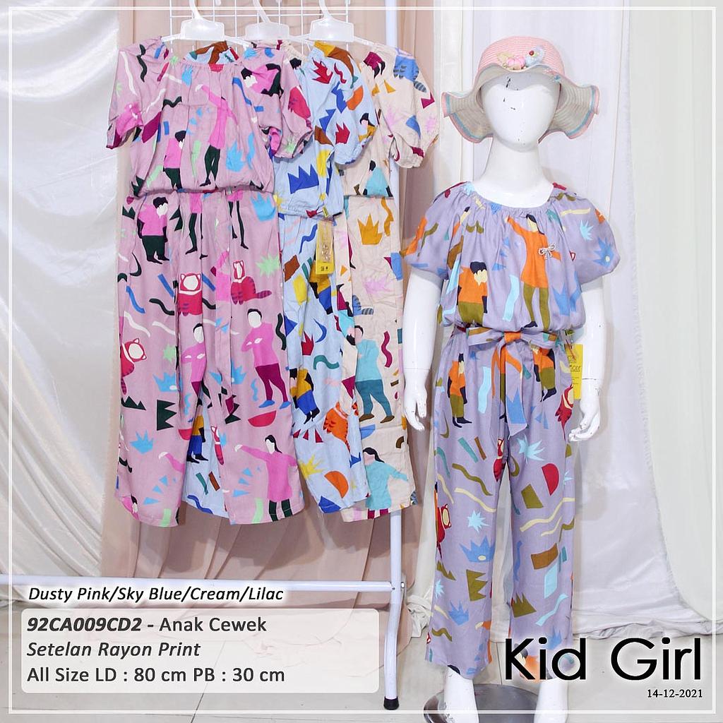 SET RAYON PRINT VARIASI KARET + BROS