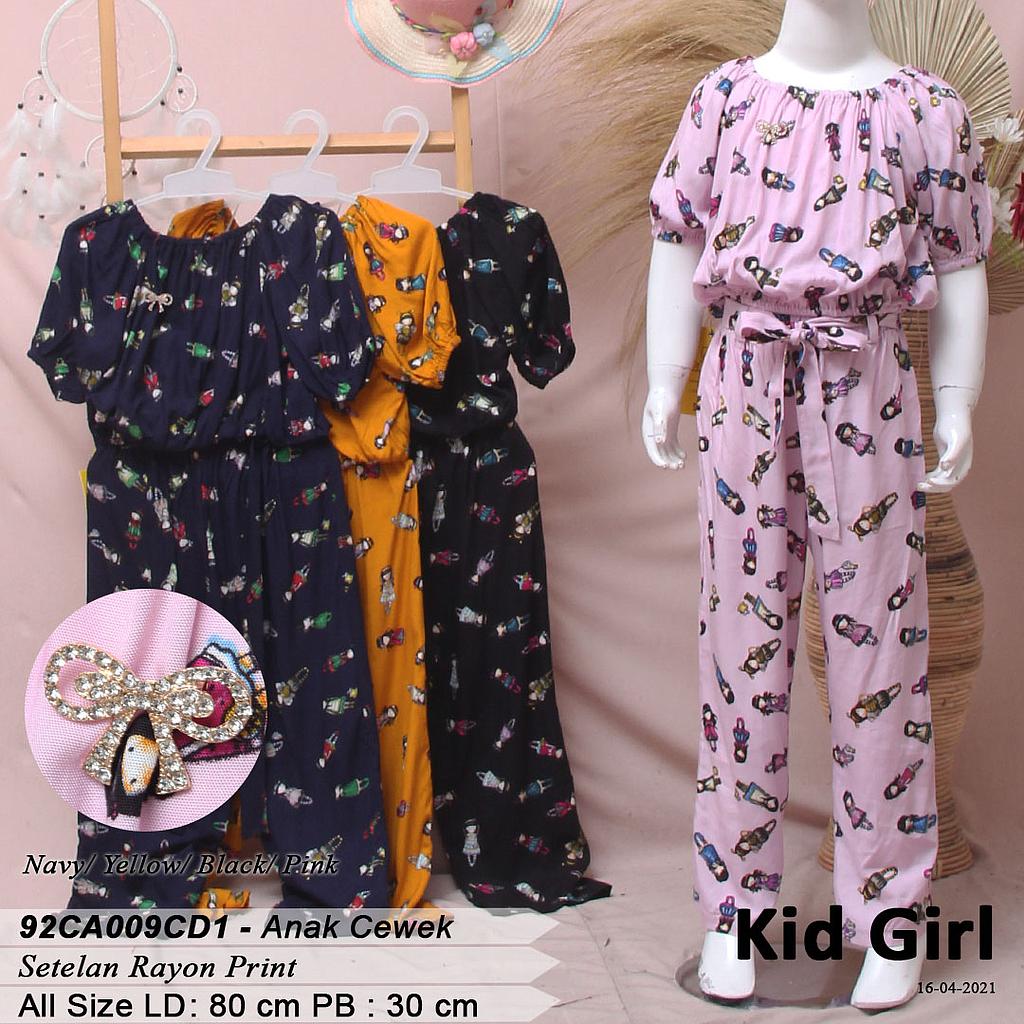 SET RAYON PRINT VARIASI KARET + BROS