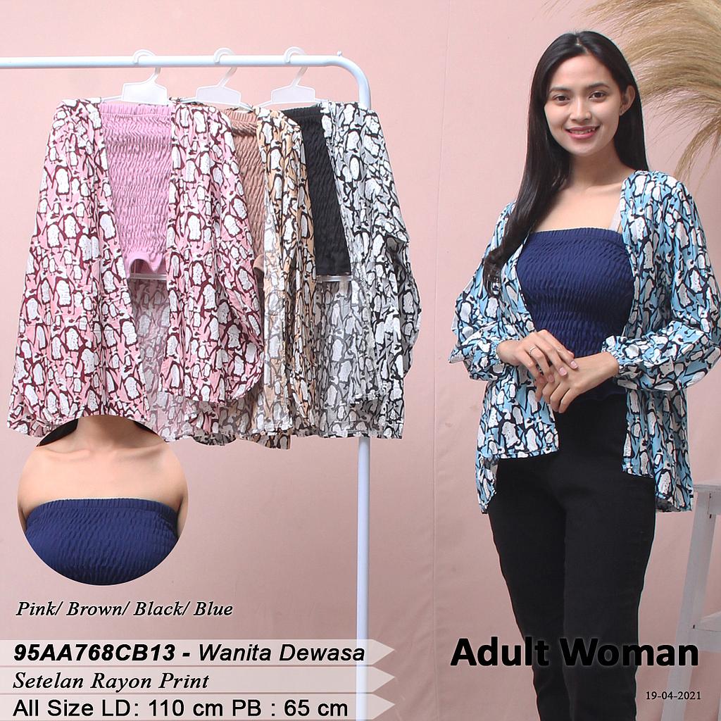 AMY CARDIGAN TGN PJG DALAMAN SMOCK KARET
