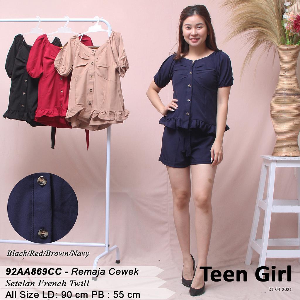 SET FRENCH TWILL VARIASI KANCING 