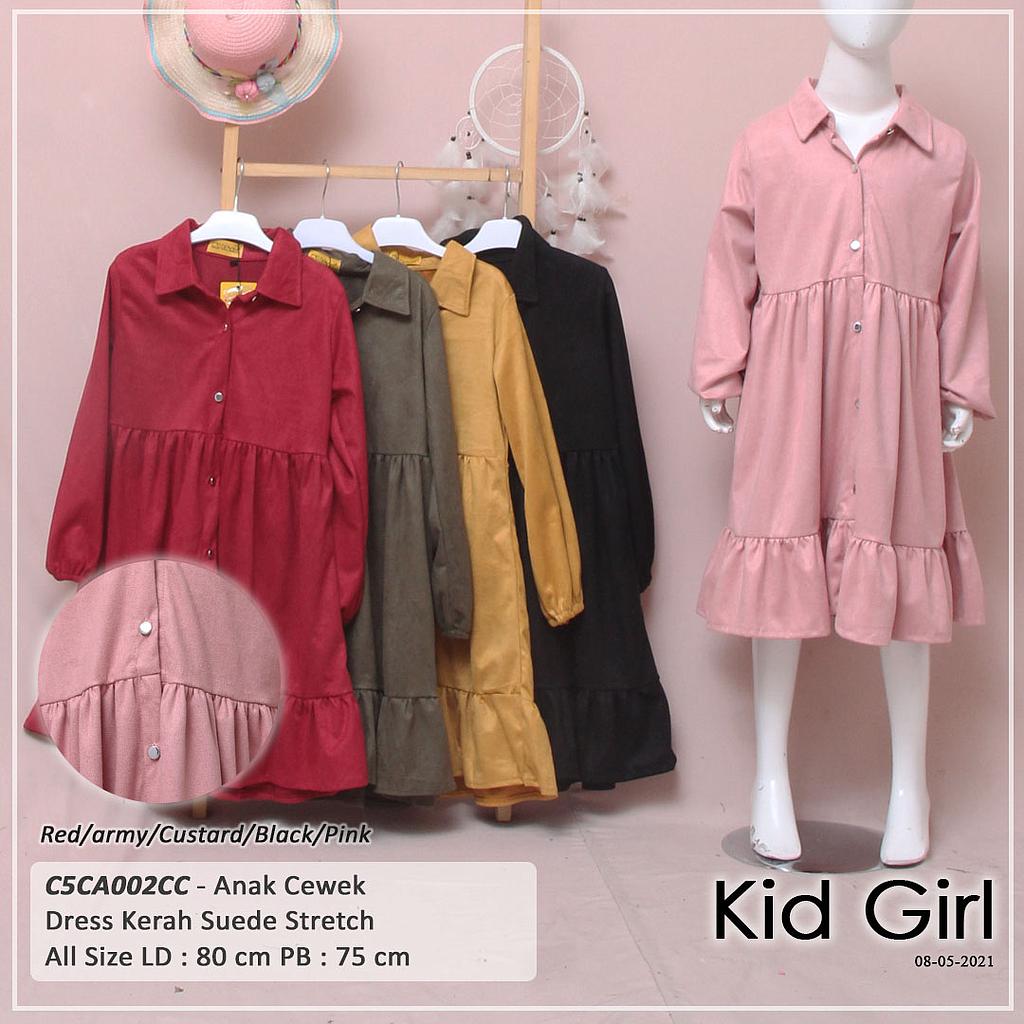 DRESS KID SUEDE TIMPA KARET SUSUN TGN PJG + BROS 