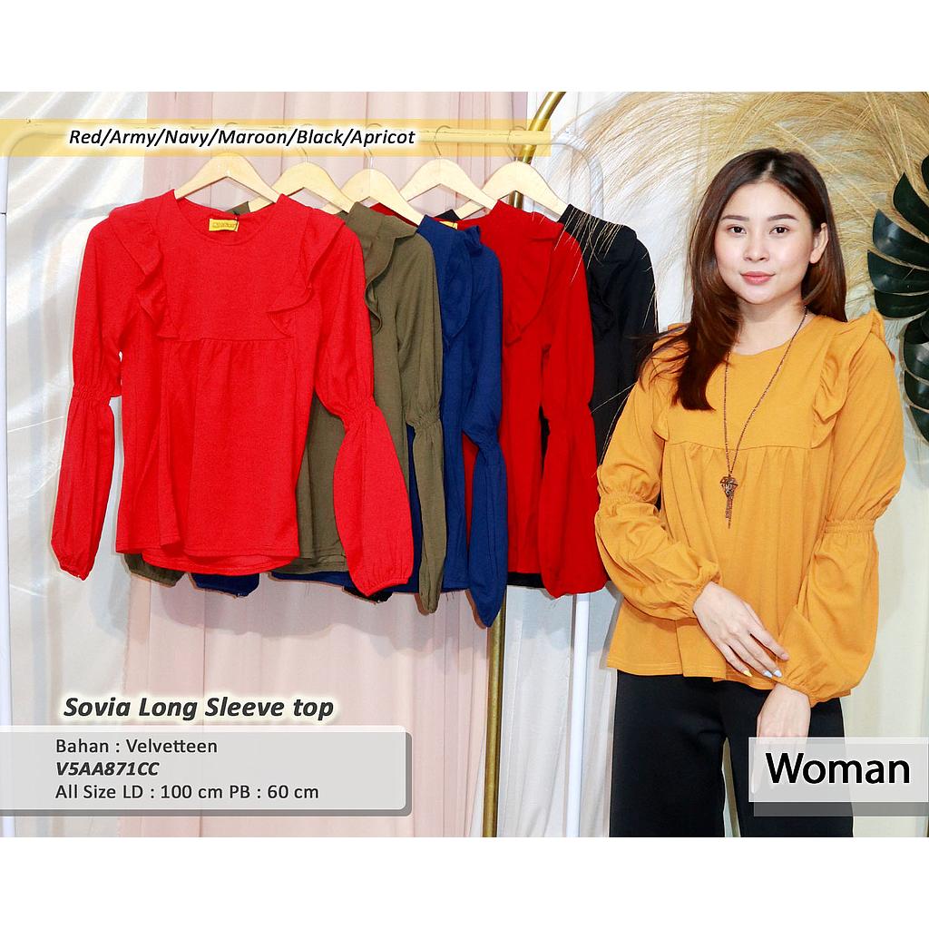 Sovia long sleeve top