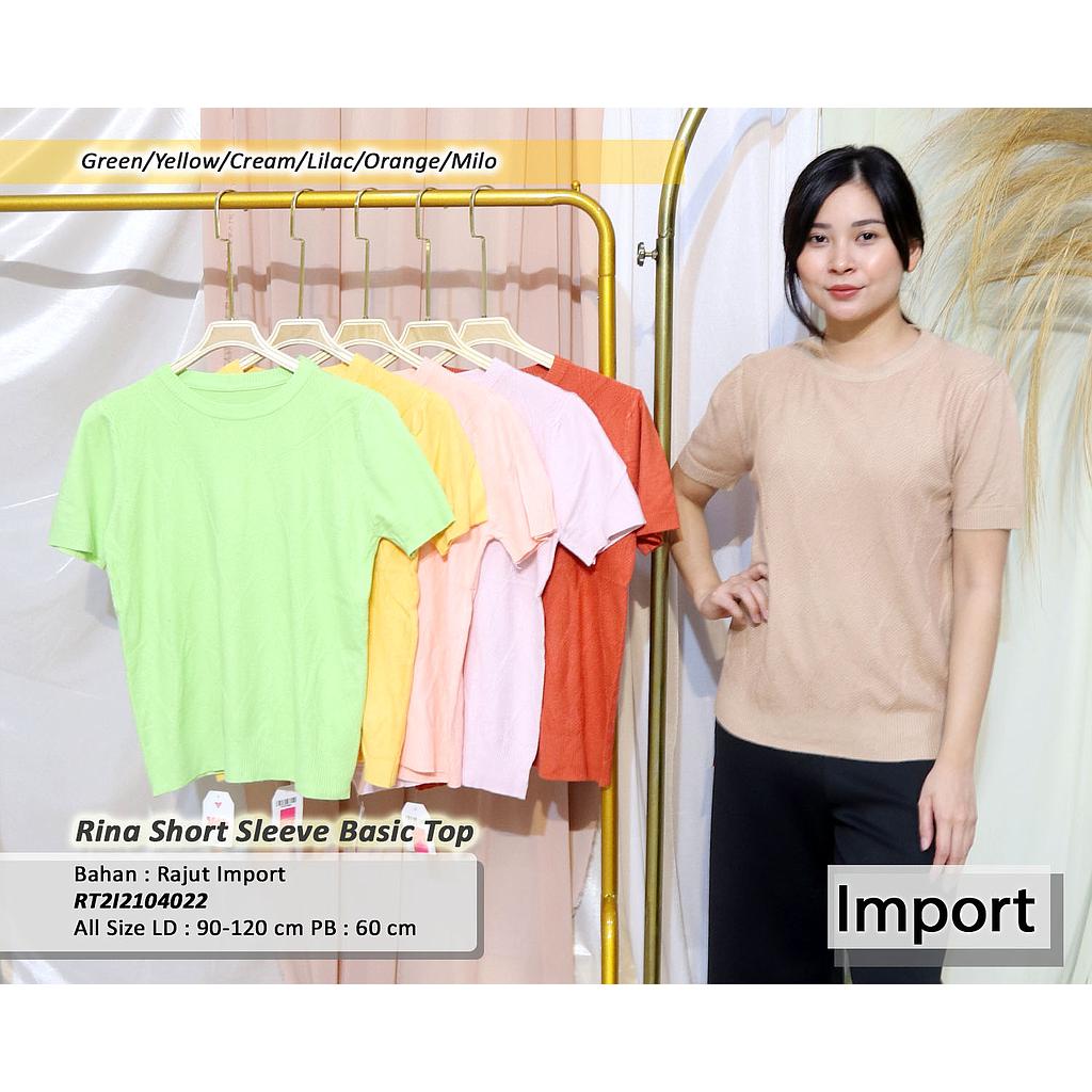 Rina short sleeve Basic top