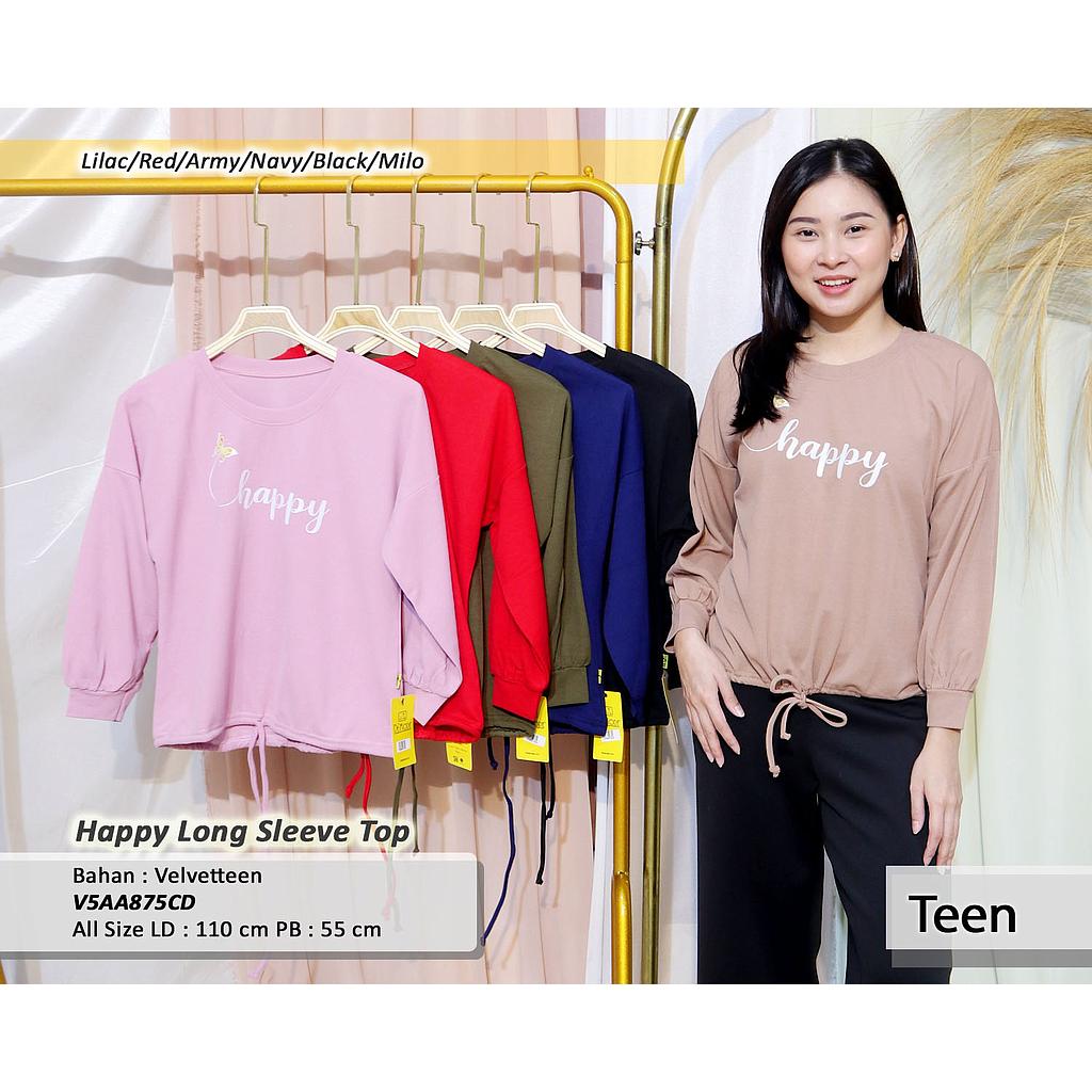 Happy Long Sleeve Top