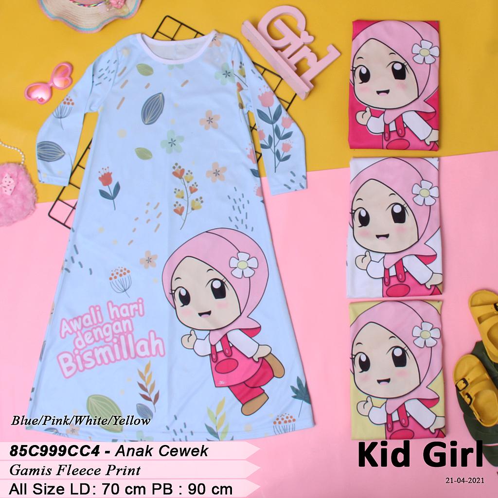 DRESS KID BASIC TGN PJG FULLPRINT
