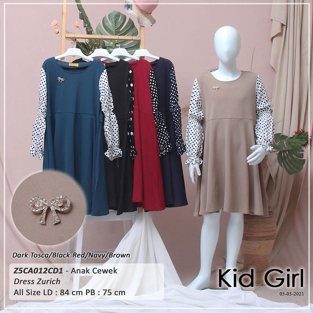 DRESS KID TGN PJG KOMB VARIASI TALI IKAT PINGGANG + BROS