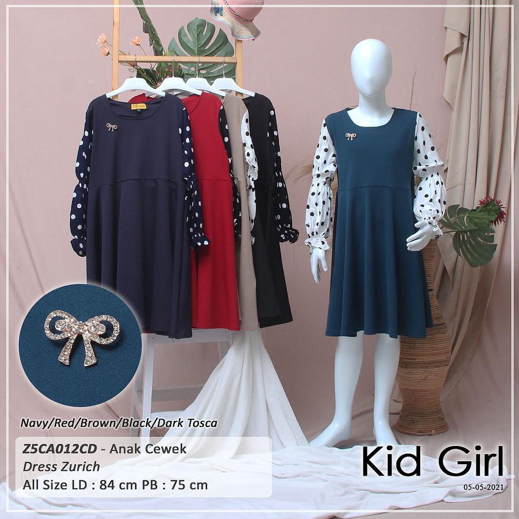 DRESS KID TGN PJG KOMB VARIASI TALI IKAT PINGGANG + BROS