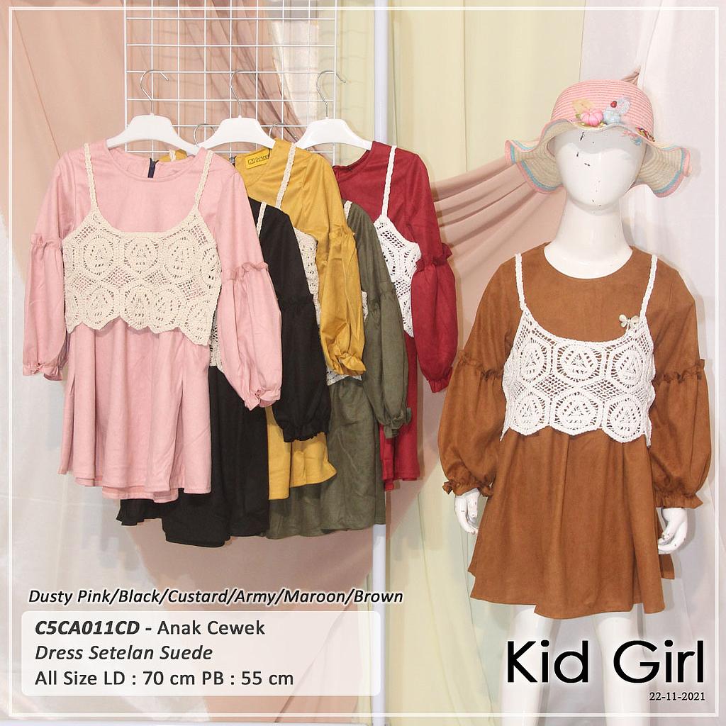 DRESS PINGGANG KERUT LOS TGN PJG VARIASI KARET TENGAH 