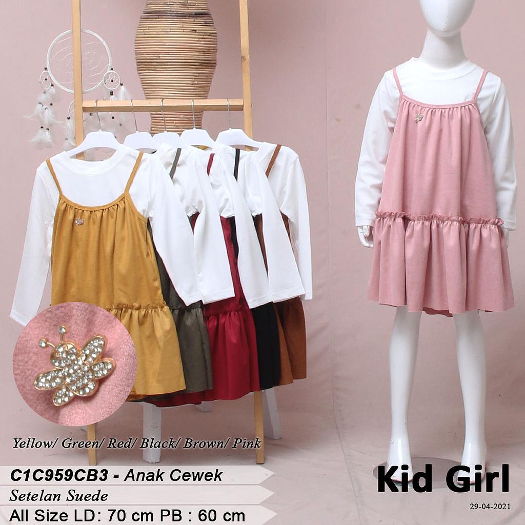 ALICE DRESS CANSEE ROK KERUT HALUS + LUARAN OBLONG