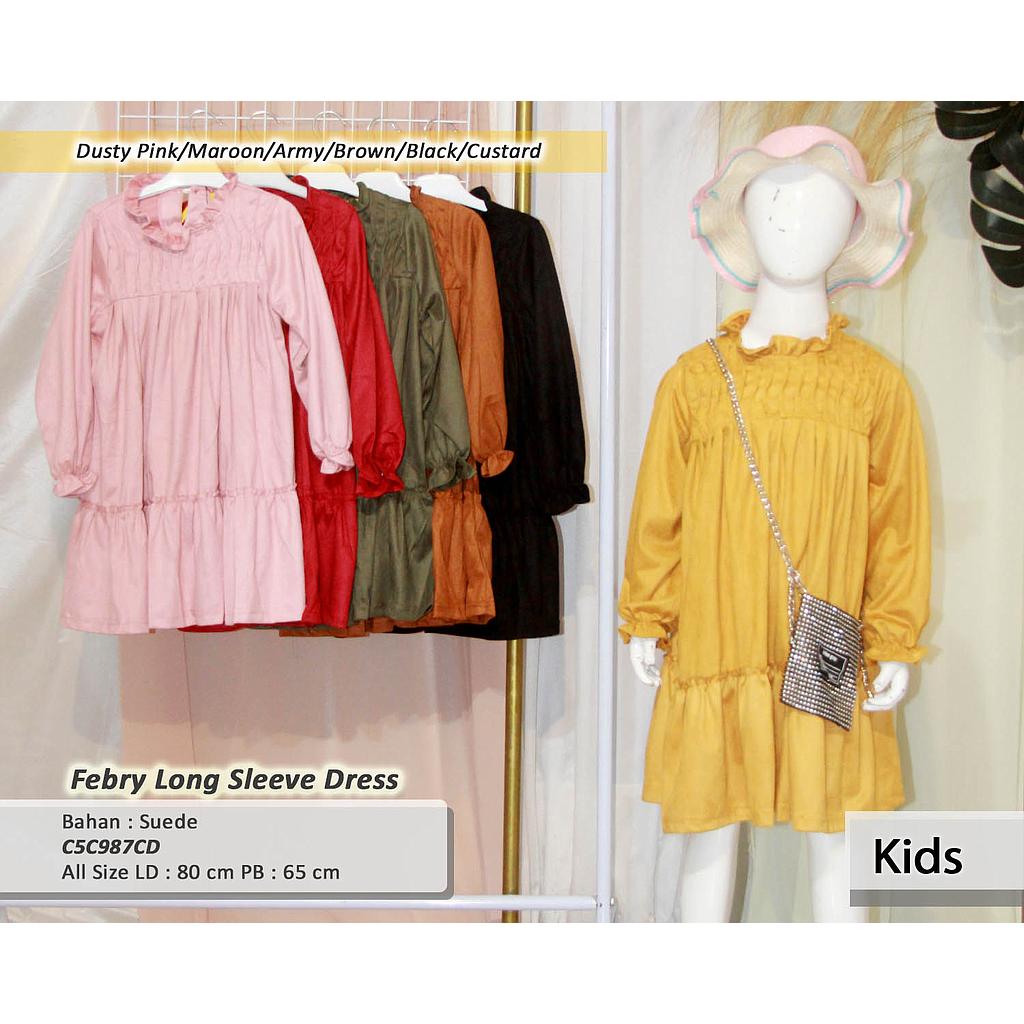 Febry long sleeve dress