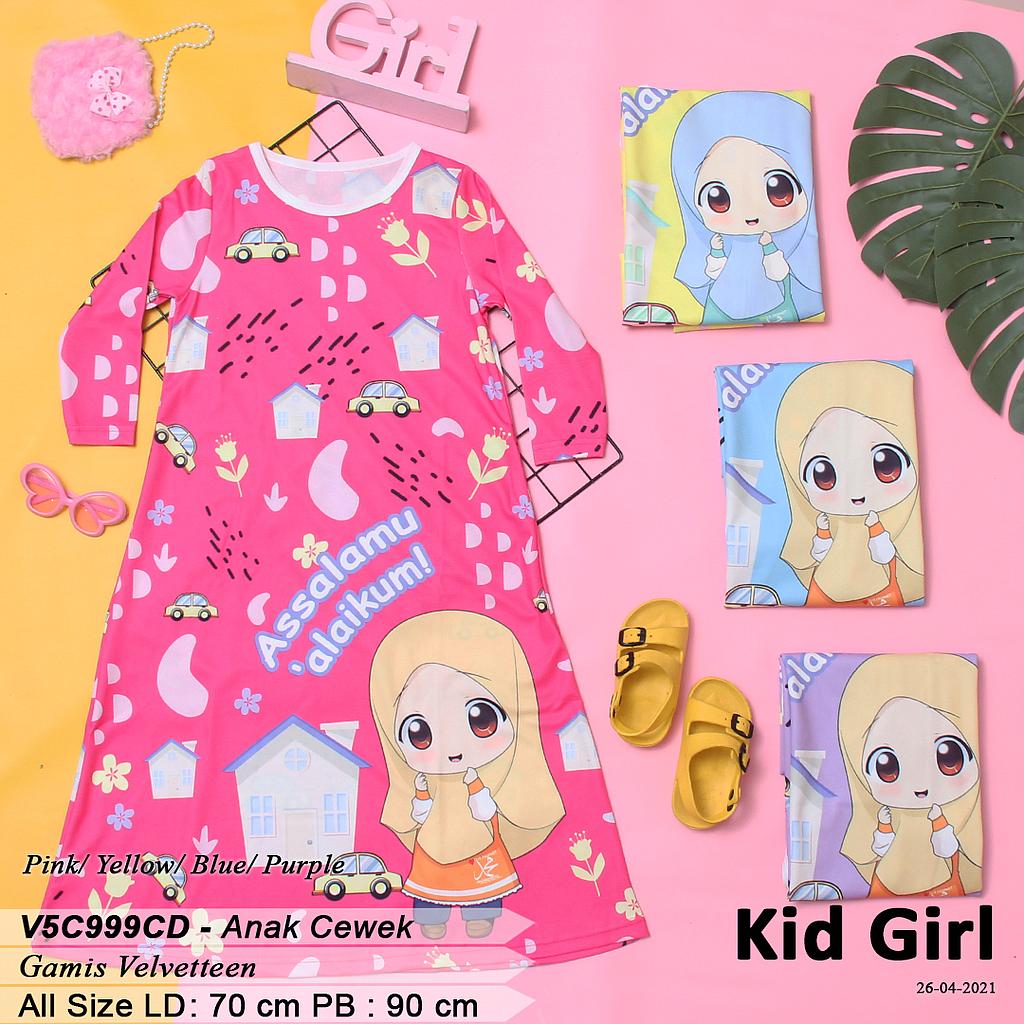 DRESS KID BASIC FULLPRINT TGN PJG 