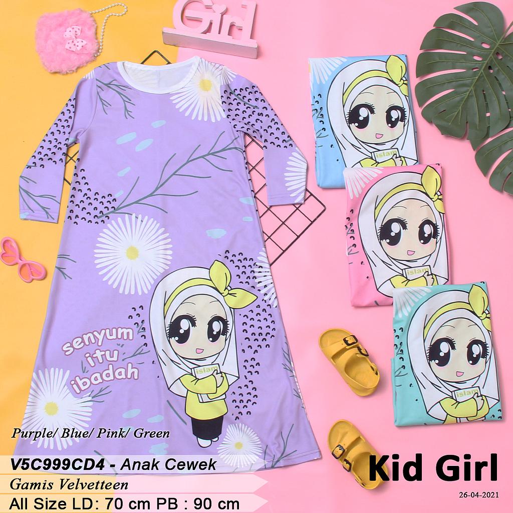 DRESS KID BASIC FULLPRINT TGN PJG